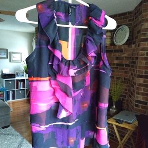 Sheer Sleeveless flowing top